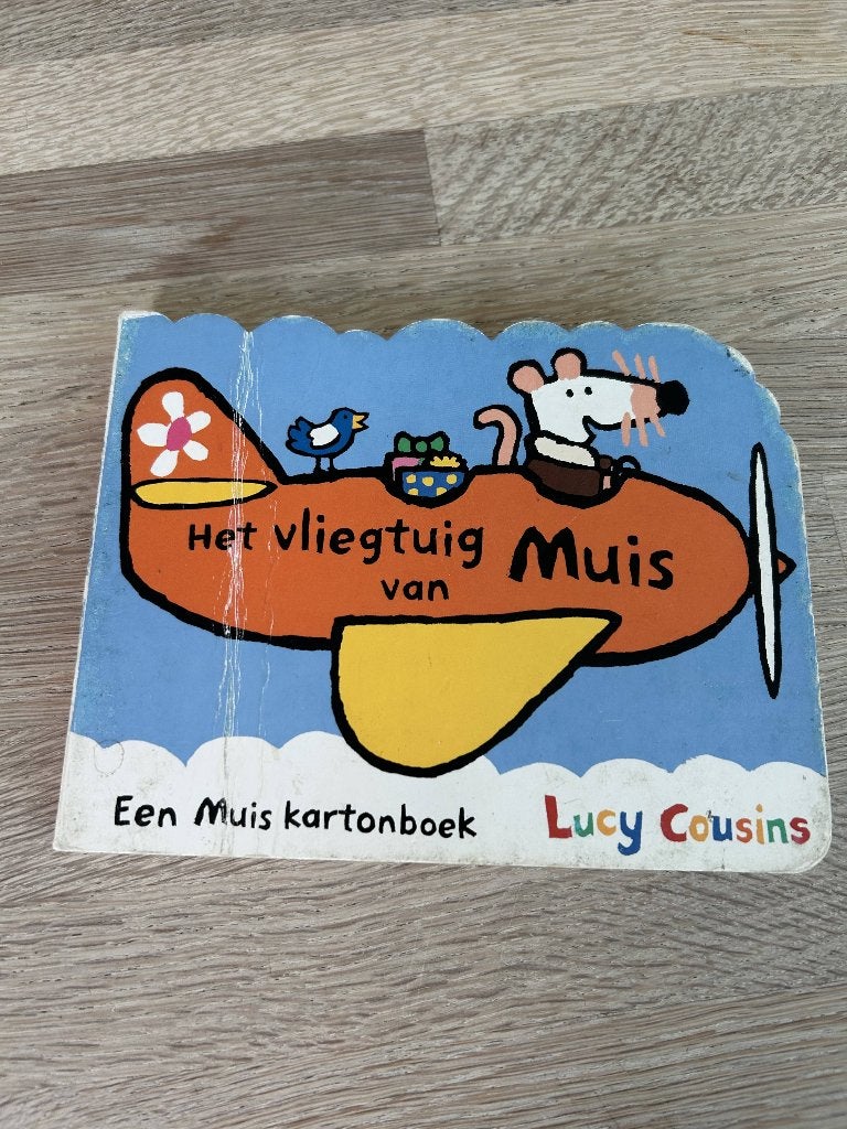 Boek 'Het vliegtuig van Muis' - Lucy Cousins, Lucy Cousins, Garçon ou Fille, Fiction général, Enlèvement