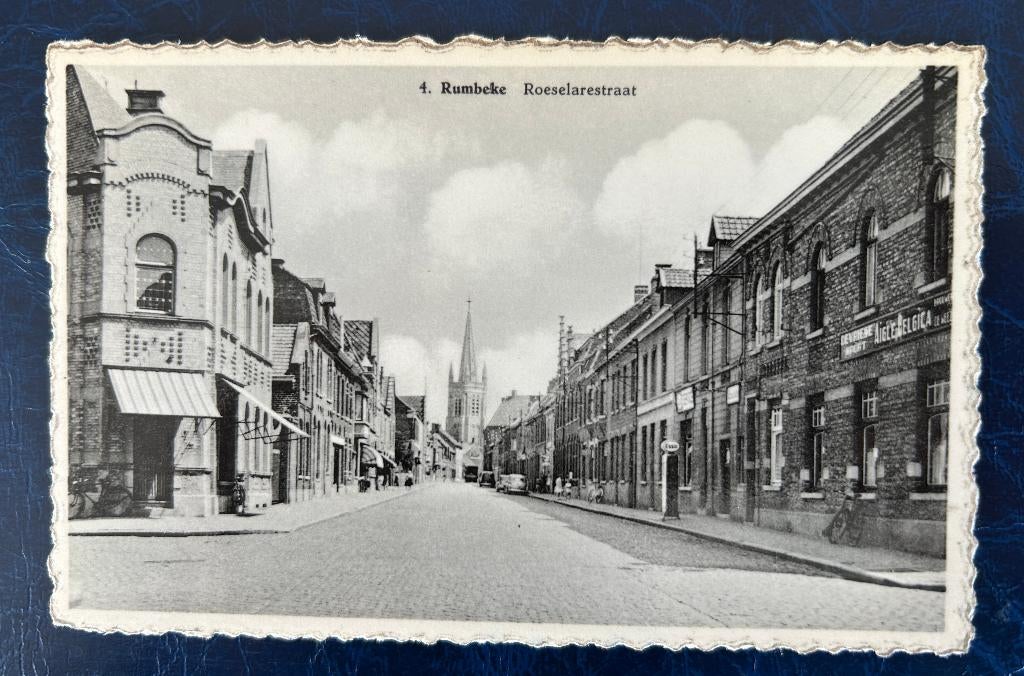 Postkaart Rumbeke Roeselarestraat, Envoi, 1940 à 1960, Non affranchie, Flandre Occidentale