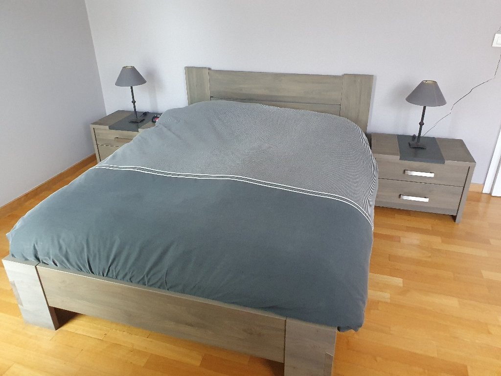 volledige slaapkamer, Ophalen, Zo goed als nieuw, Tweepersoons, Modern