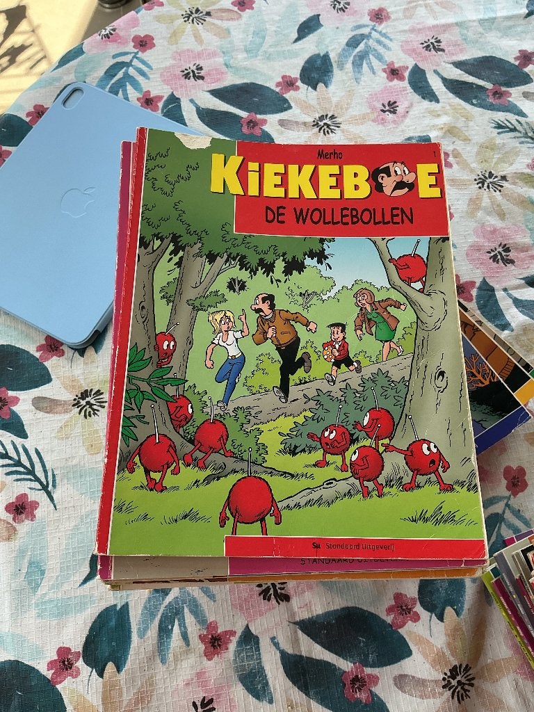 Grote collectie strips KIEKEBOE, Boeken, Stripverhalen, Merho, Meerdere stripboeken, Ophalen, Gelezen