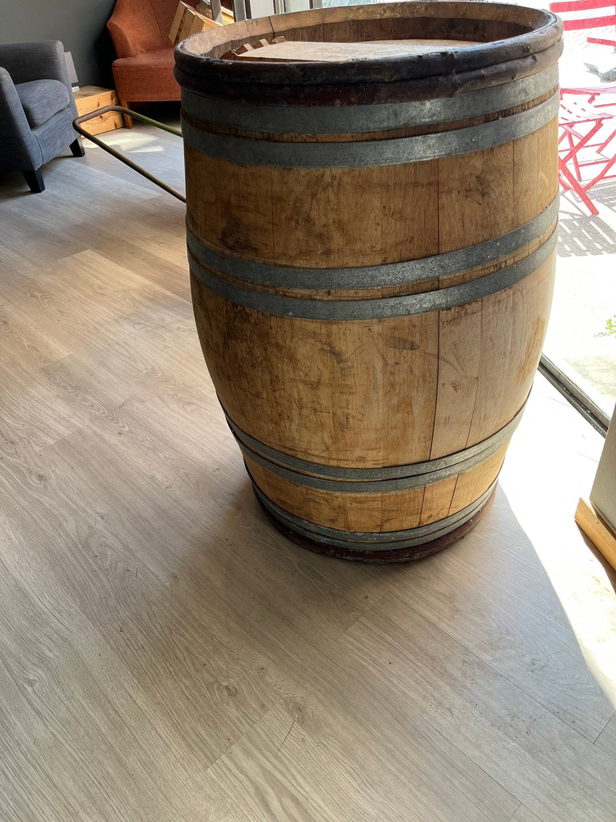 Fut de chene, 150 litres ou plus, Enlèvement, Utilisé, Bois