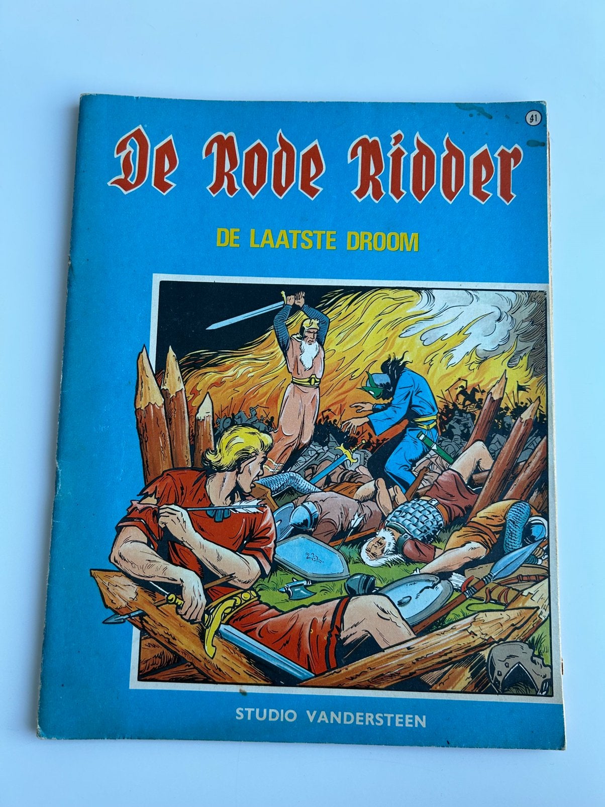 De Rode Ridder 41 De Laatste Droom 1ste druk 1969, Enlèvement ou Envoi, Utilisé