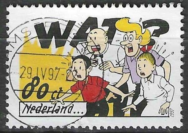 Nederland 1997 - Yvert 1584 - Suske en Wiske - 80 c. (ST), Postzegels en Munten, Verzenden, Gestempeld