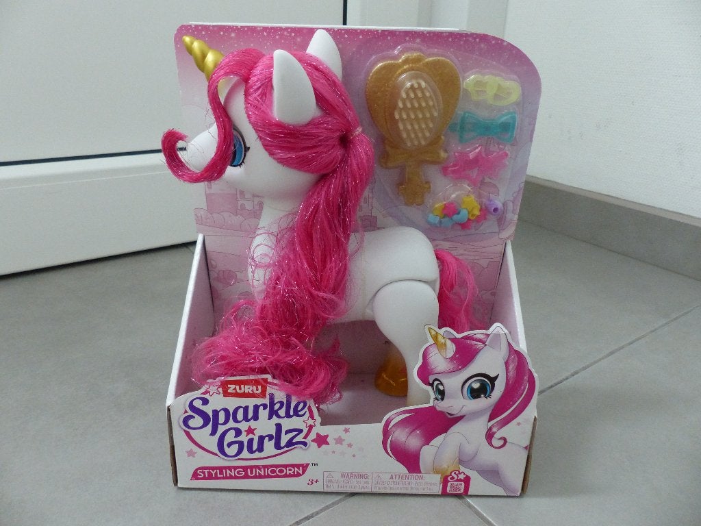 Zuru Sparkle Unicorn - faites des coiffures, Enlèvement ou Envoi, Comme neuf