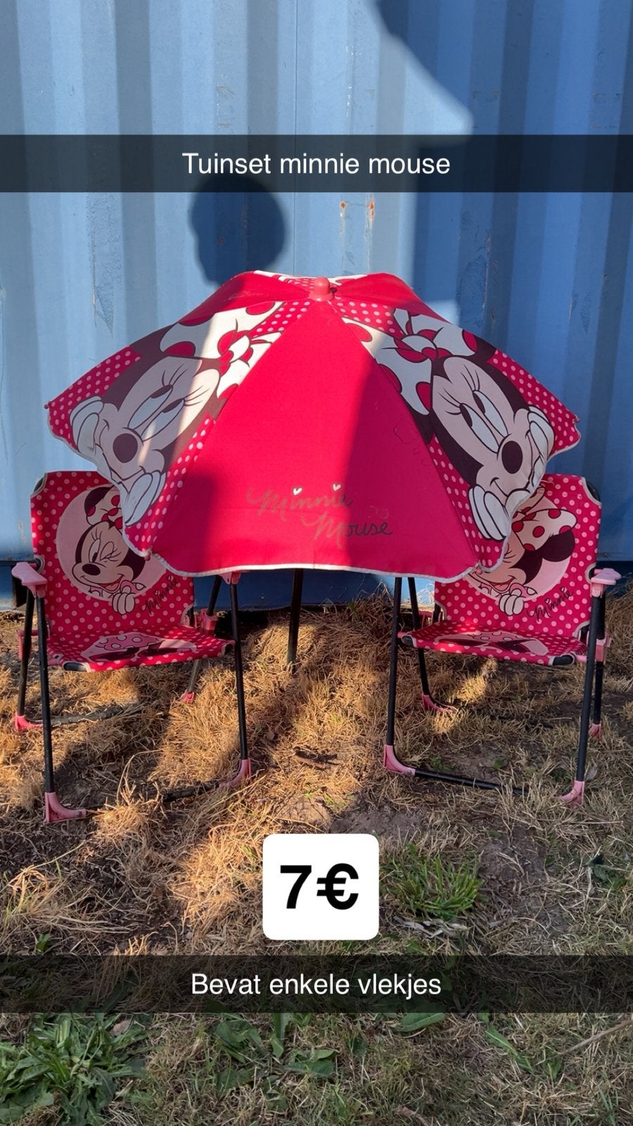 Tuinser minnie mouse, Kinderen en Baby's, Ophalen, Gebruikt