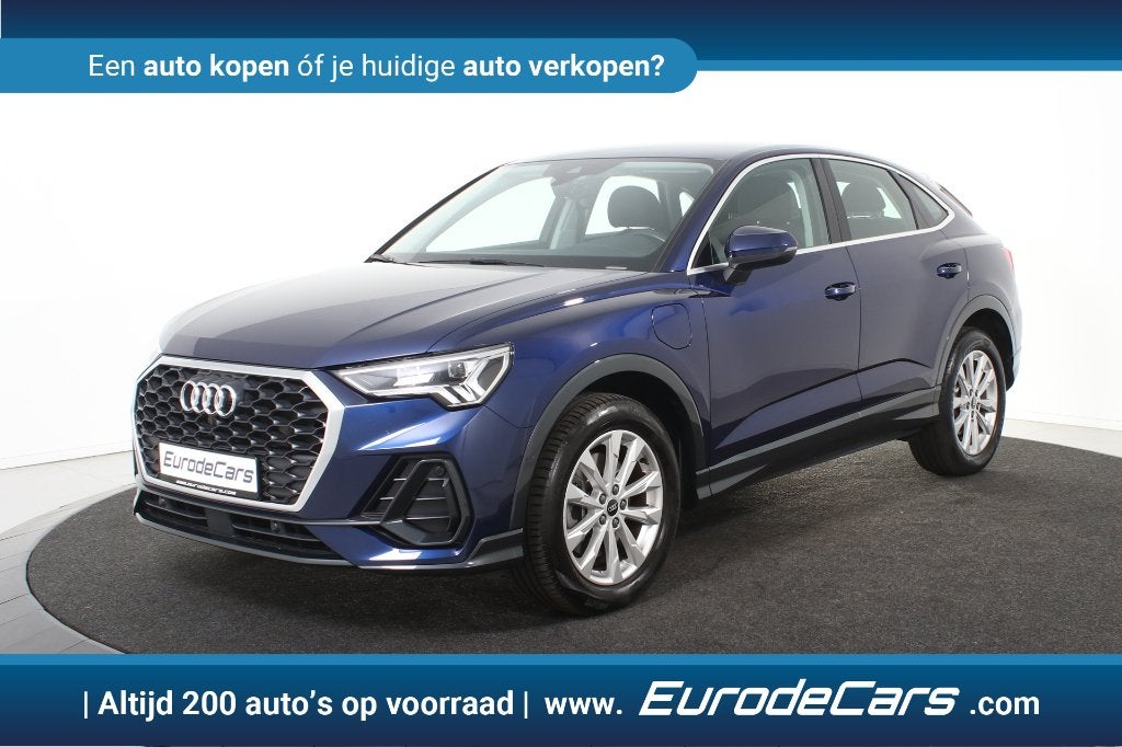 Audi Q3 Sportback 45 TFSi *1ste Eigenaar*Leer*Navigatie*, 42 g/km, 4 cilinders, Lichtsensor, Blauw