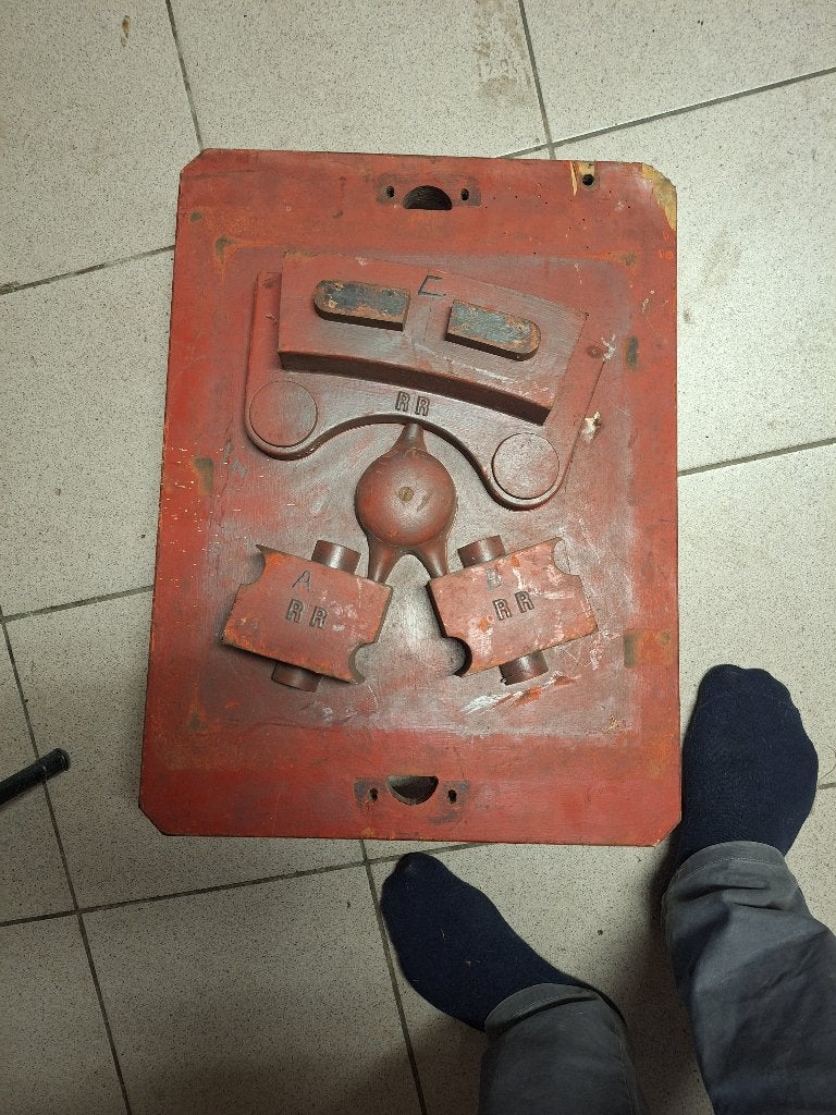 Plaque modèle de fonderie industrielle, Enlèvement ou Envoi