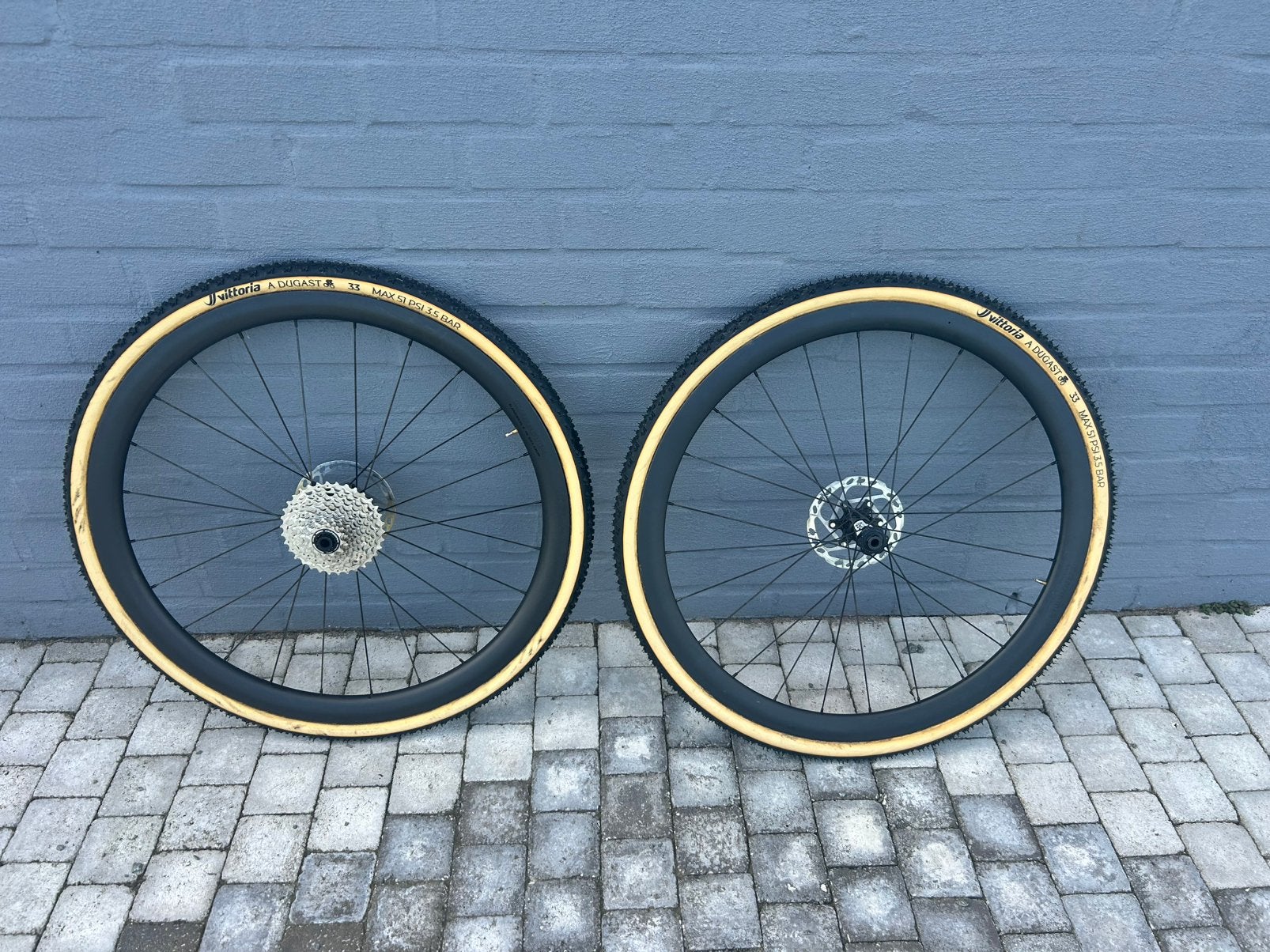 Carbon tubewielen, Fietsen en Brommers, Fietsonderdelen, Ophalen, Gebruikt, Wiel, Carbon