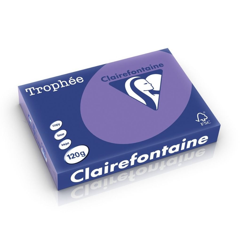 Papier Clairefontaine A4, 120 g, violet, 250 feuilles, Enlèvement ou Envoi, Neuf