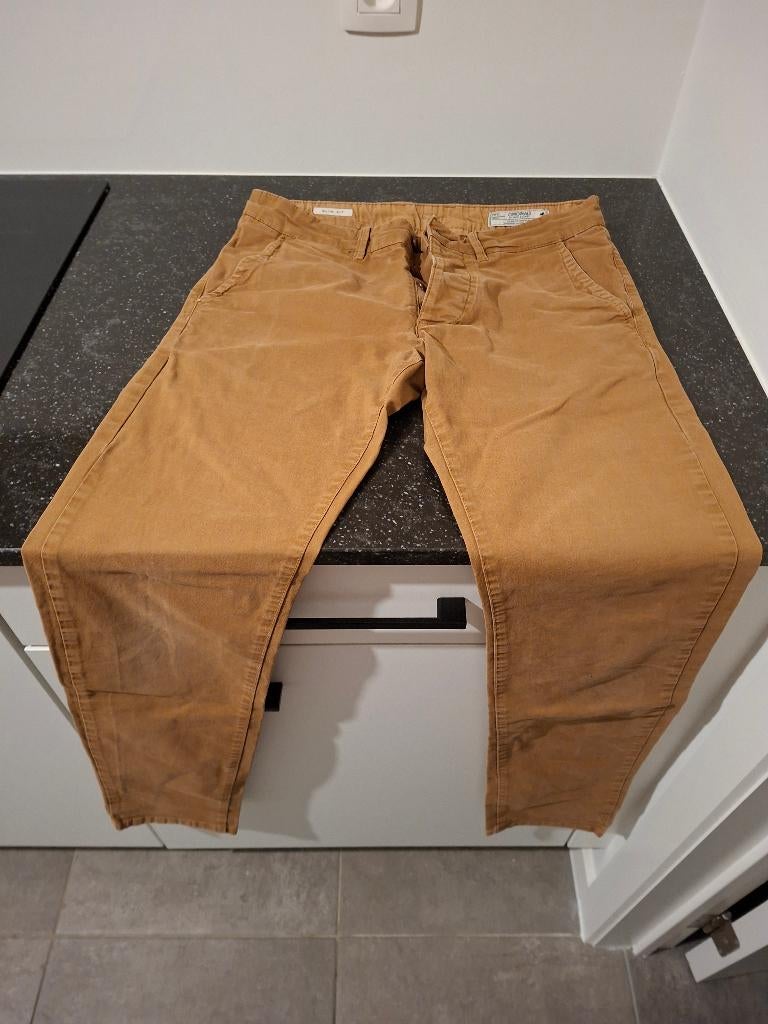 Beige jack&jones broek, Ophalen, Beige, Zo goed als nieuw, Jack & Jones