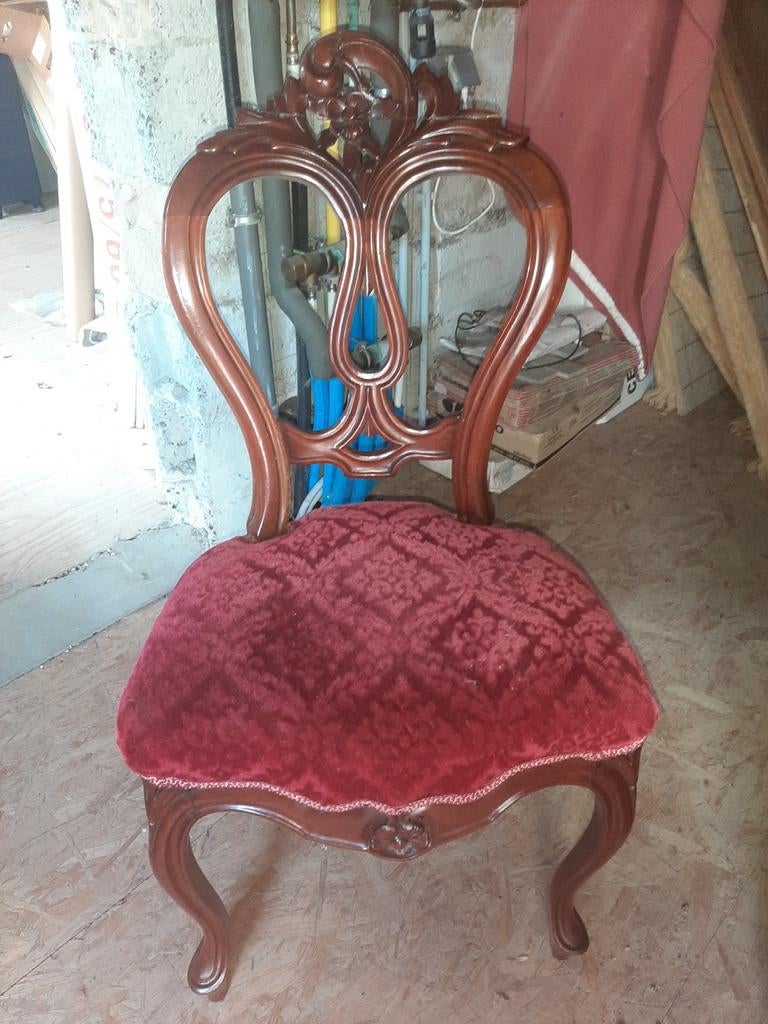 6 stoelen, Ophalen