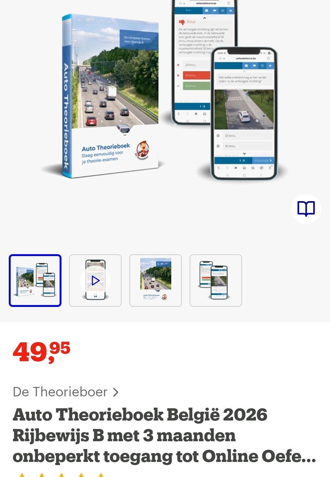 boek theorie rijbewijs, amper gebruikt, voorlopig rijbewijs, Livres, Livres d'étude & Cours, Enlèvement