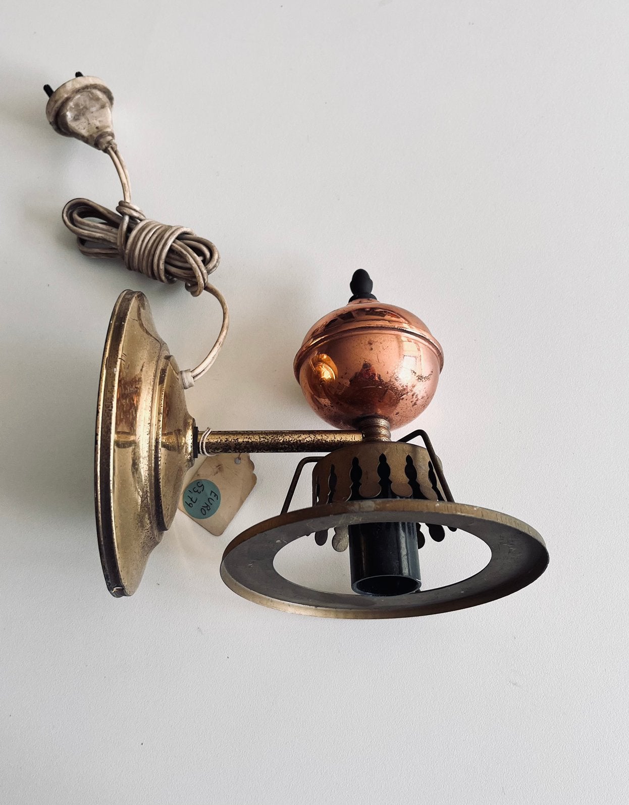 Antieke, Vintage lamp, Ophalen of Verzenden, Gebruikt, Overige materialen, Klassieke, antiek, vintage