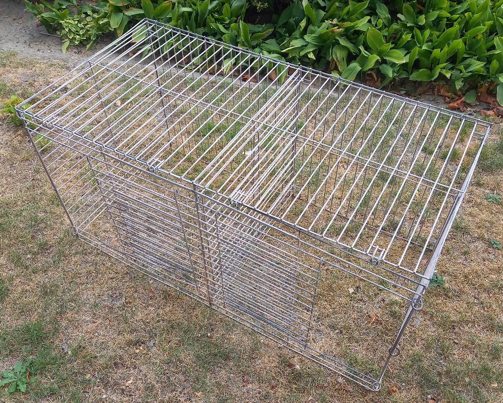 Cage animaux 2 compartiments 100x50x50 cm, Enlèvement, Utilisé