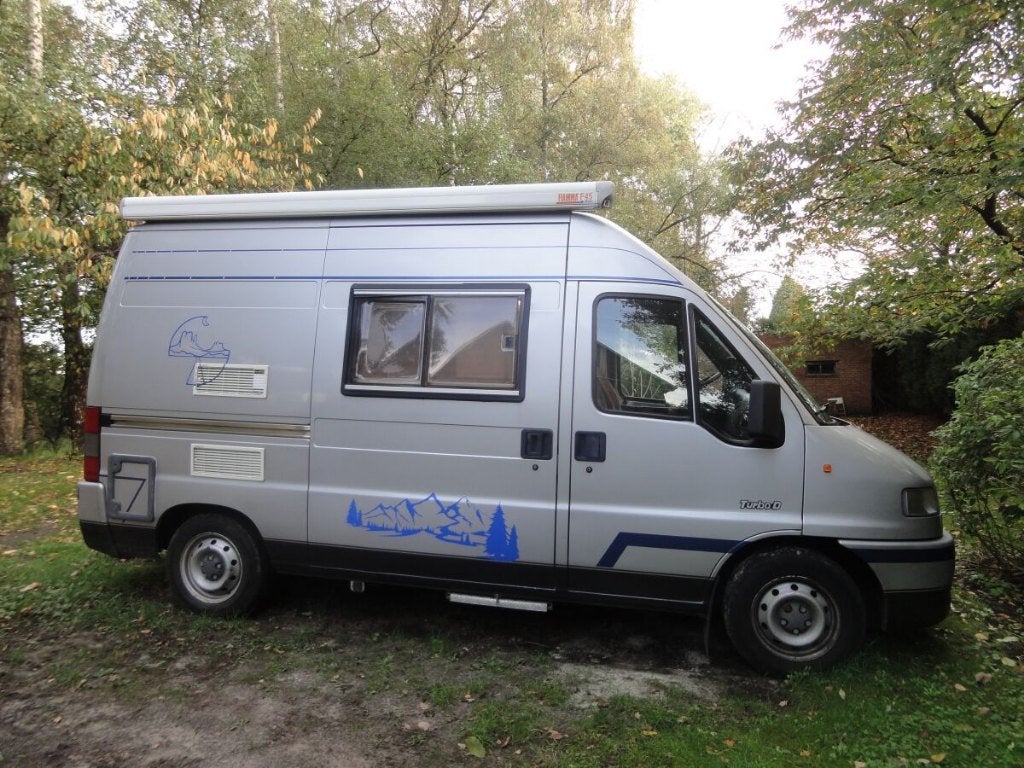 Camping car Peugeot Boxer 2,5 Td, Caravanes & Camping, Camping-cars, Réfrigérateur, Boîte manuelle, Auvent, Diesel