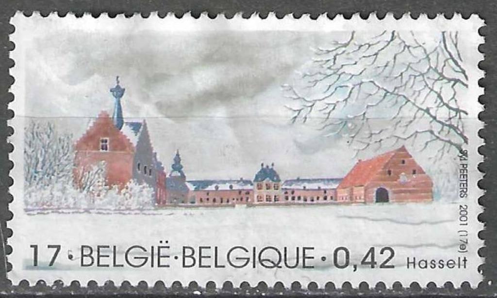 Belgique 2001 - Yvert 3016 /OBP 3021 - Ferme à Hasselt (ST), Timbres & Monnaies, Envoi, Affranchi, Oblitéré