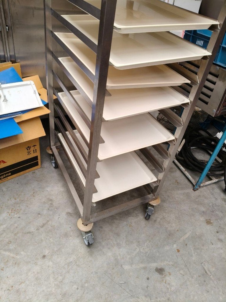 inox kar , platen kar, Ophalen, Gebruikt