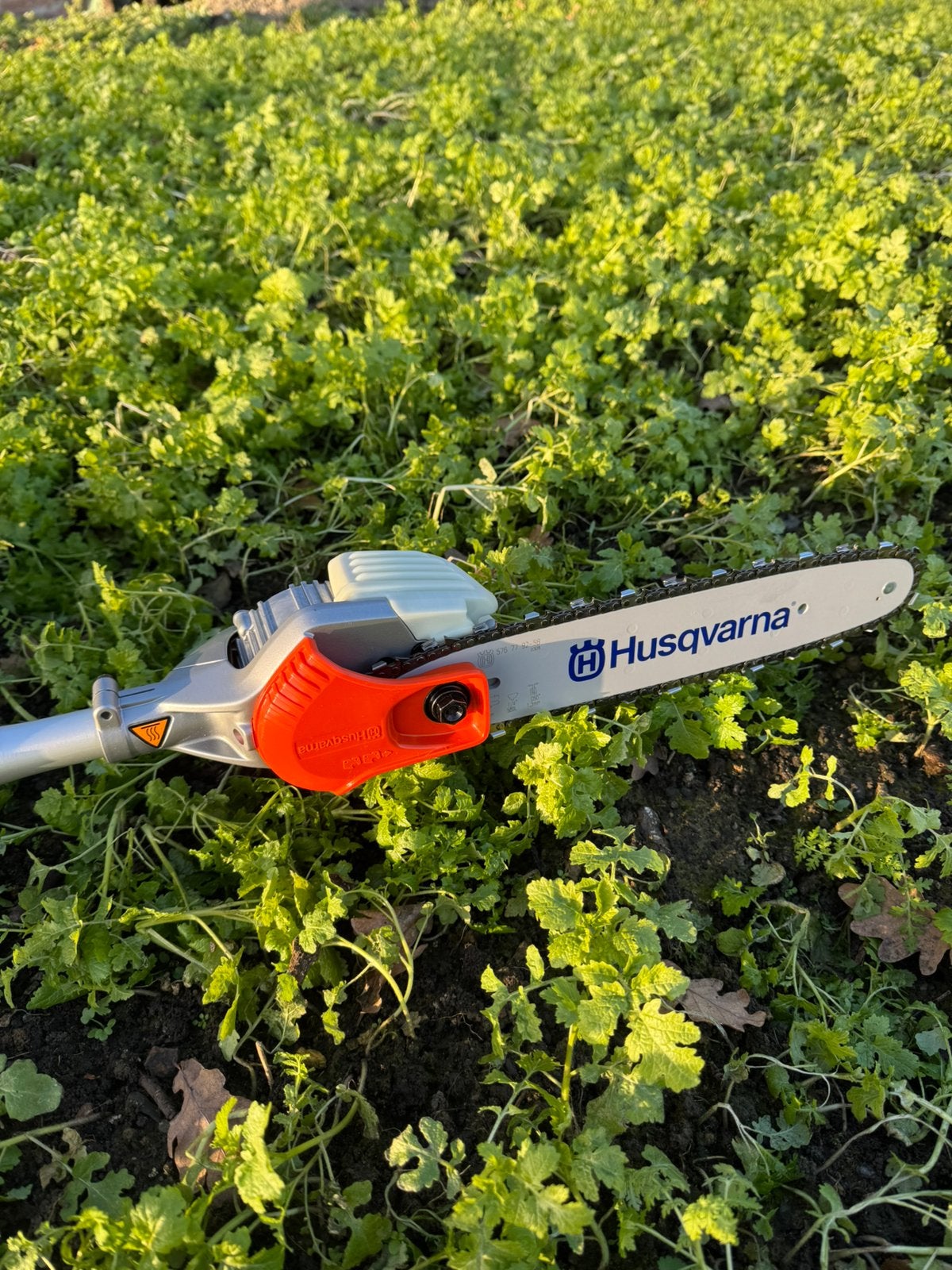 Tronçonneuse / élagueuse sur perche Husqvarna, Enlèvement, Neuf, Batterie
