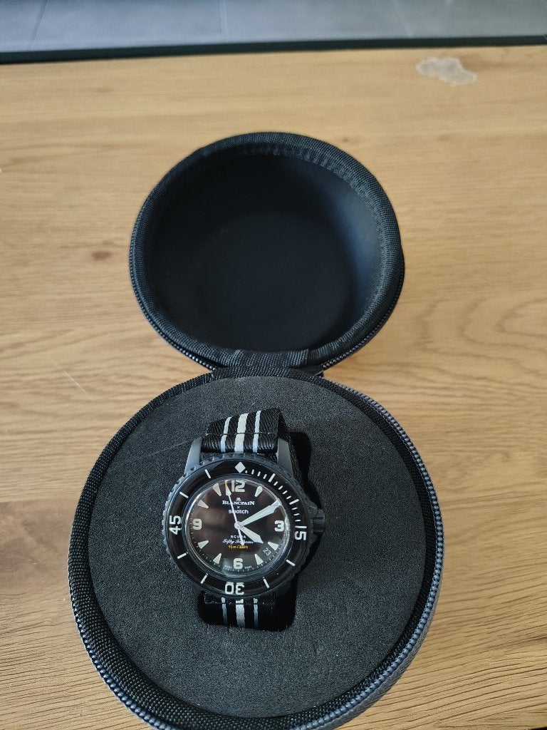 Blancpain Swatch, Bijoux, Sacs & Beauté, Montres | Hommes, Montre-bracelet, Swatch, Comme neuf, Synthétique