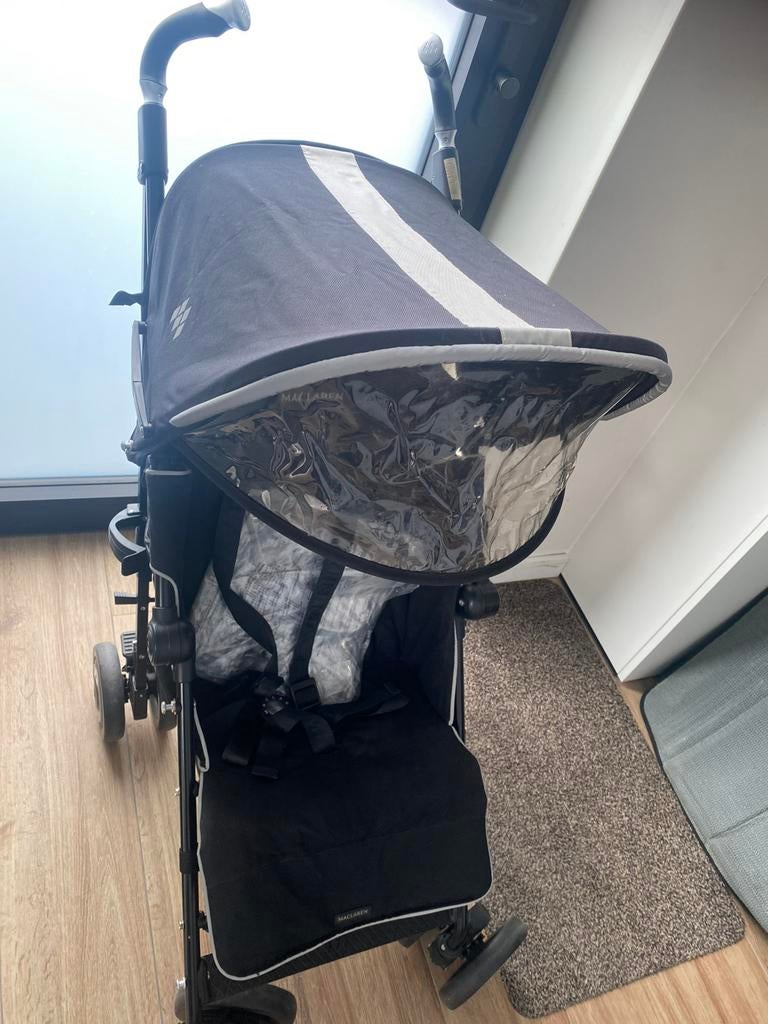 Maclaren buggy, Ophalen, Gebruikt, Maclaren, Regenhoes