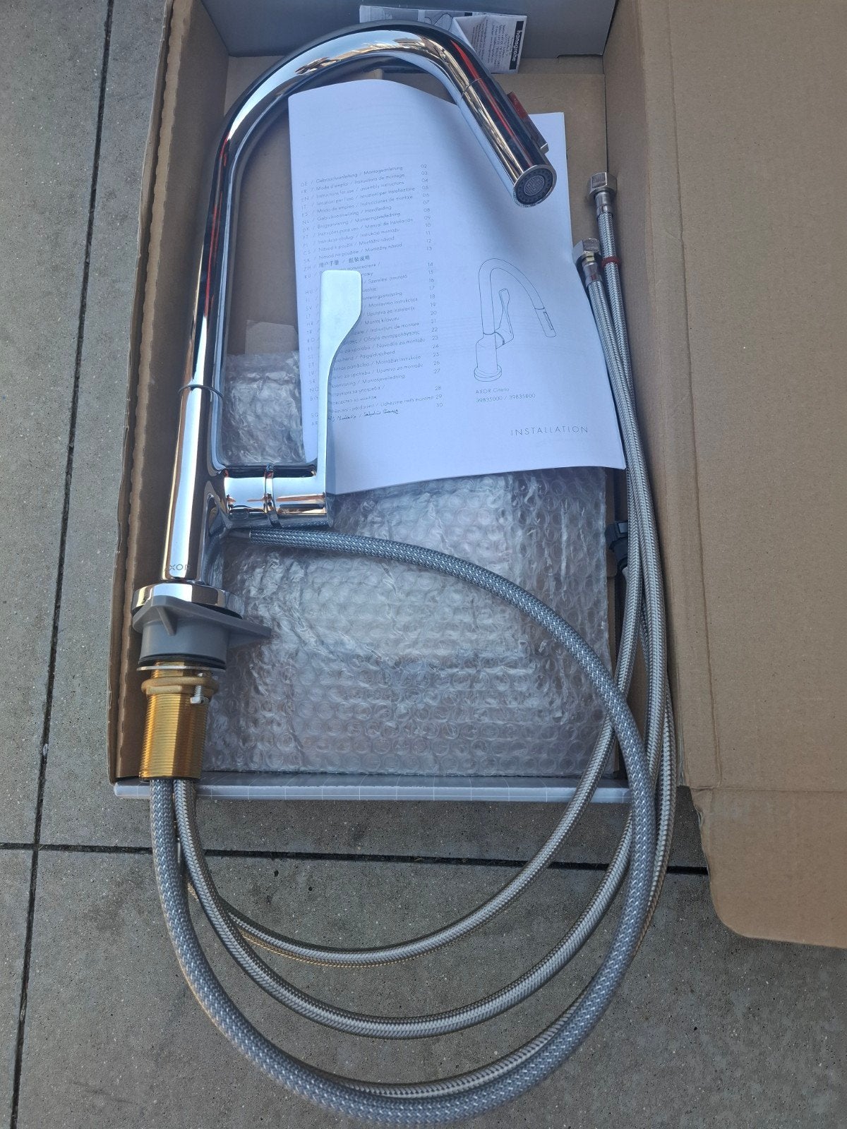 hansgrohe axor keukenkraan, Enlèvement, Neuf, Argenté