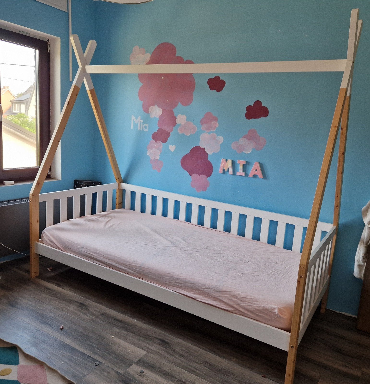 tipi bed 90x200, Kinderen en Baby's, Ophalen, Gebruikt, 85 tot 100 cm