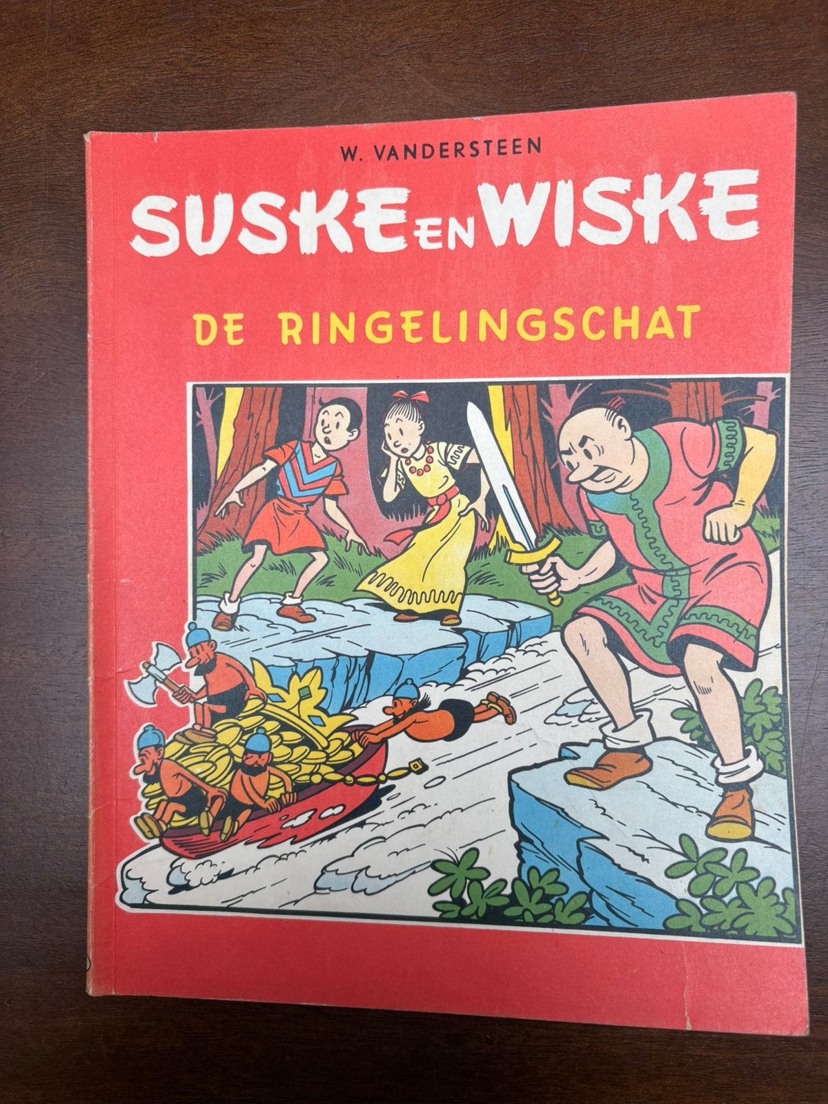 Oude suske en wiske nr 7 de ringelingschat, Verzenden, Zo goed als nieuw