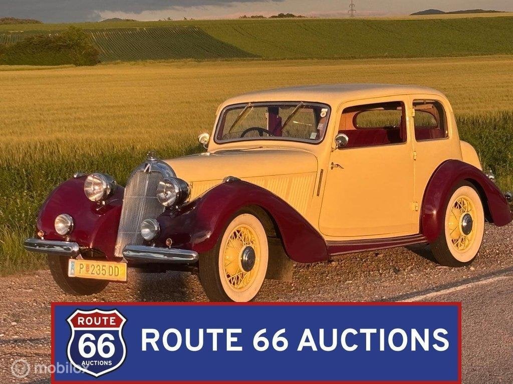 Talbot T15 Baby | 1938 | Route 66 Auctions, Overige merken, Zwart, Bedrijf, Handgeschakeld