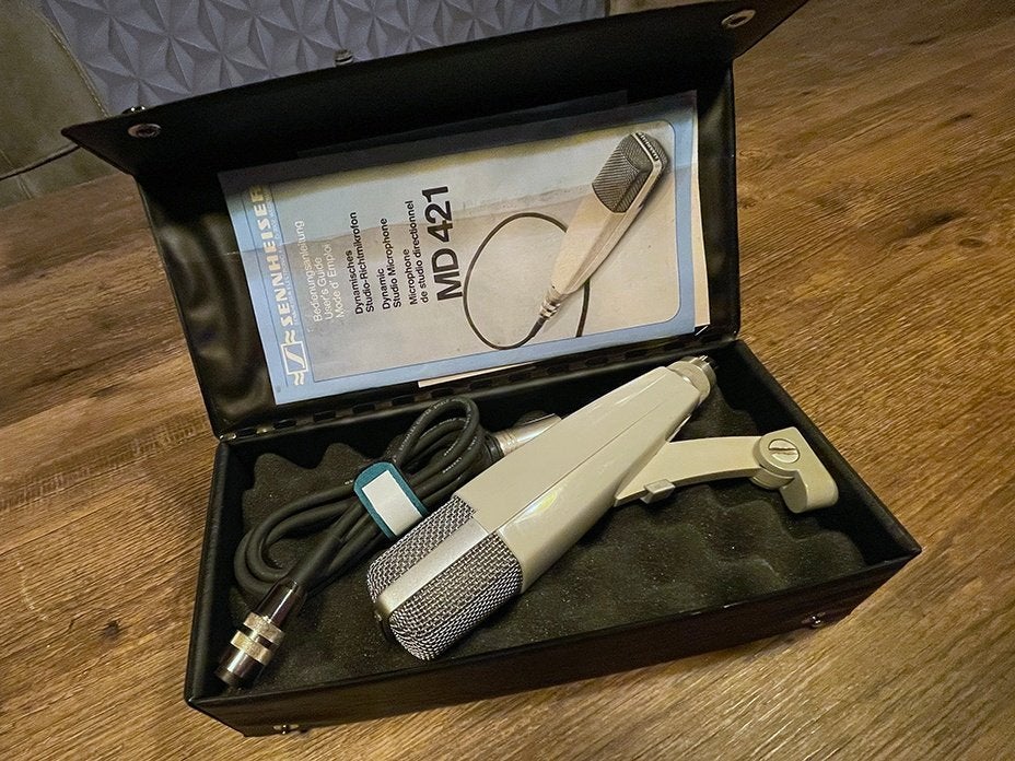 Sennheiser MD421-N Vintage (S/N: 142361), Ophalen of Verzenden, Nieuw, Instrumentmicrofoon