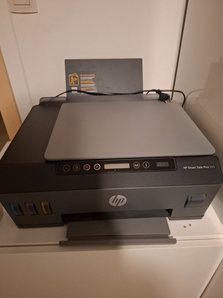 HP Smart Tank Plus 555 – All-in-One kleurenprinter met WiFi, All-in-one, Sans fil, Enlèvement, Imprimante à jet d'encre