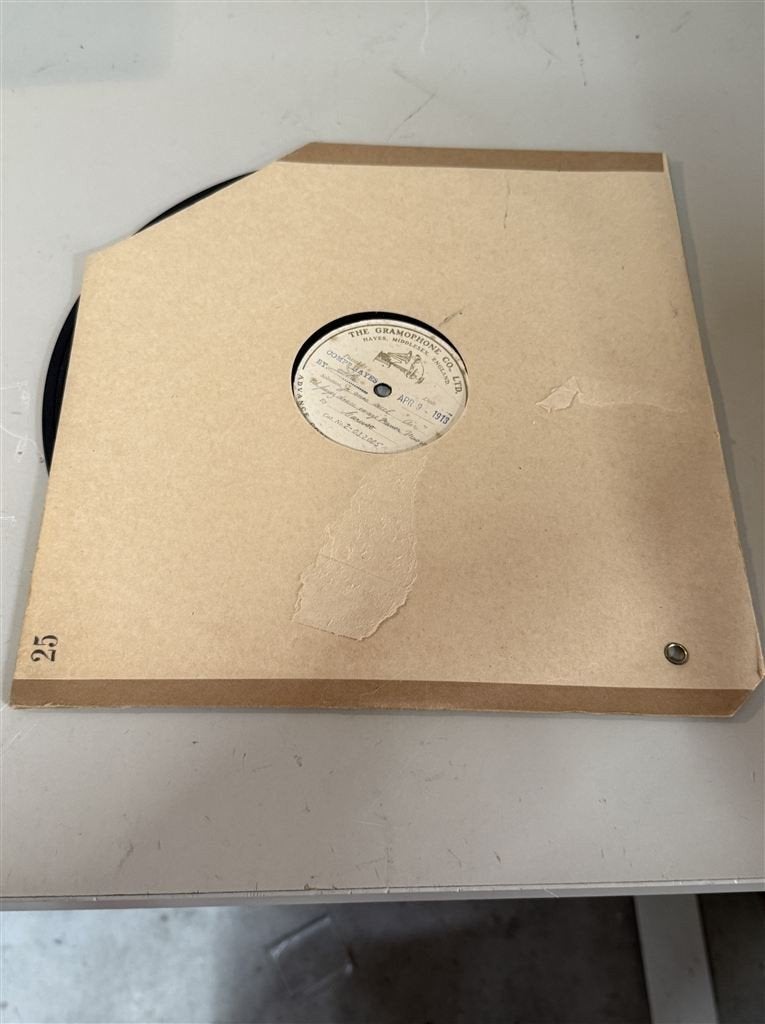 78 RPM Enrico Caruso - Je Suis Seul - Zeldzame Opname, Cd's en Dvd's, Ophalen of Verzenden, Zo goed als nieuw