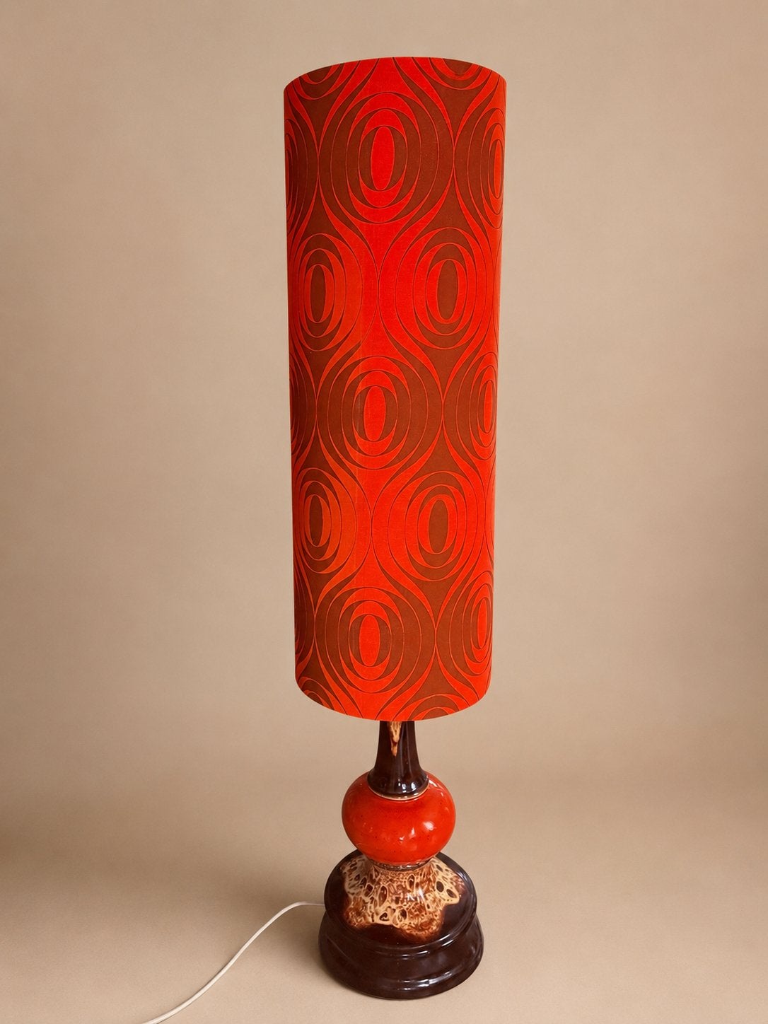 Vintage jaren 70 vloerlamp, Ophalen, Zo goed als nieuw, Vintage, 100 tot 150 cm