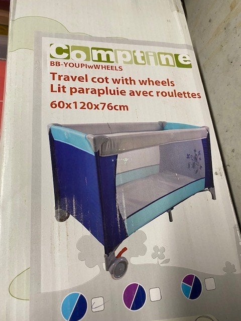 Lit de voyage, Matelas, Moins de 70 cm, Comme neuf, Enlèvement