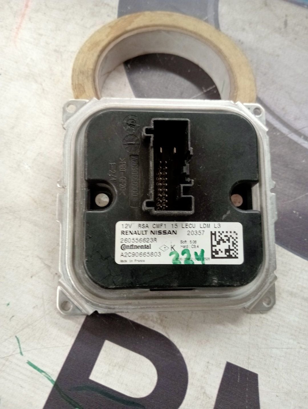 Led ballast 260556623R Renault A2C90665803 Continental, Renault, -, Utilisé, -