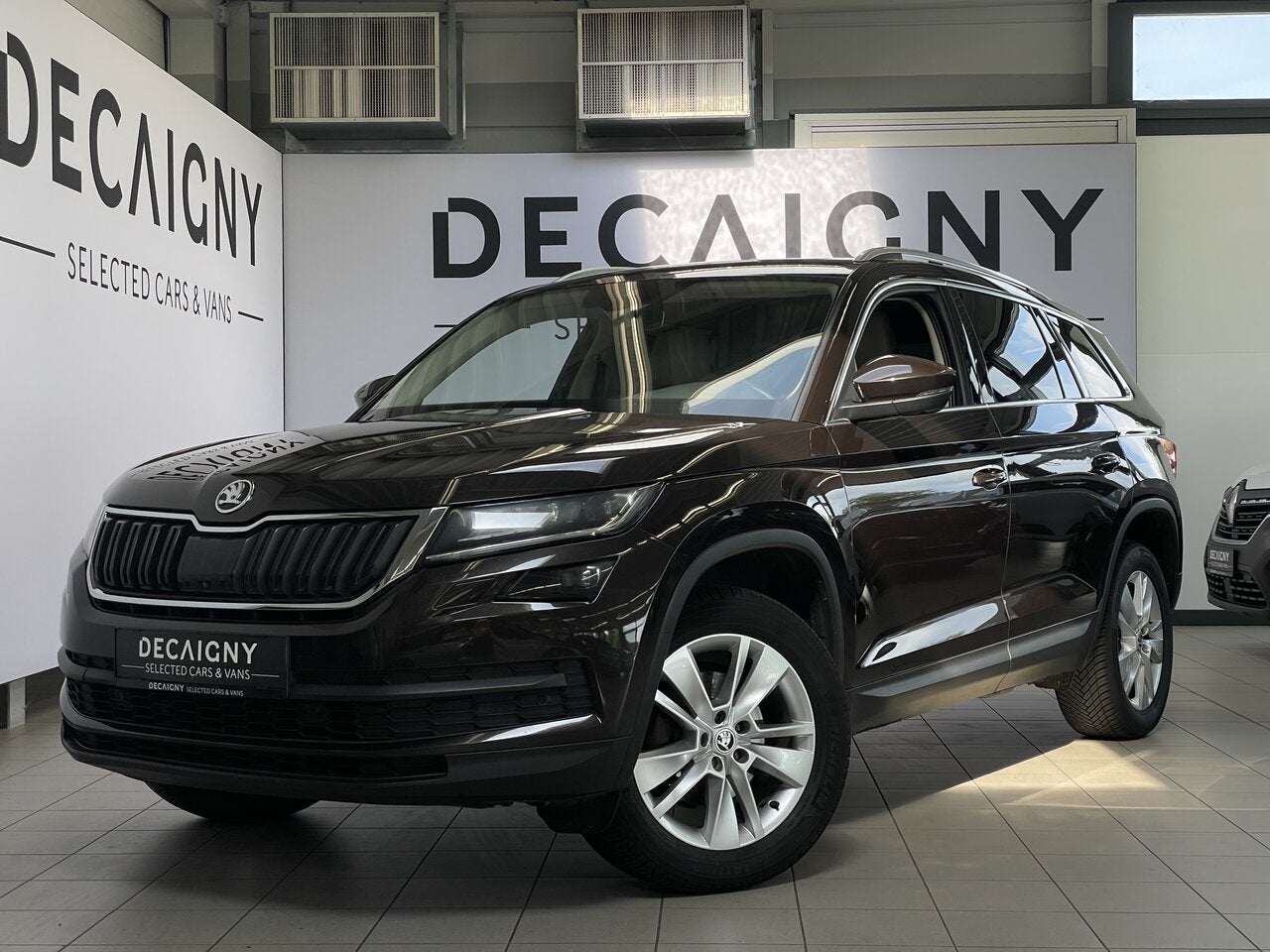 Skoda Kodiaq 1.5 TSI *Open dak*360° Camera*Leder, Auto's, Skoda, 1498 cc, 4 cilinders, Bruin, 0 kg
