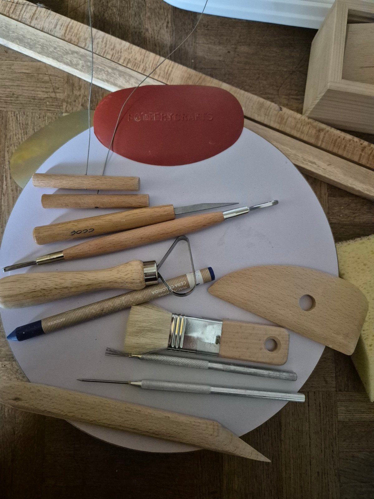 Klei: Keramiek beginnerset van Colpaert, Overige thema's, Matériel de bricolage, Enlèvement, Matériau naturel