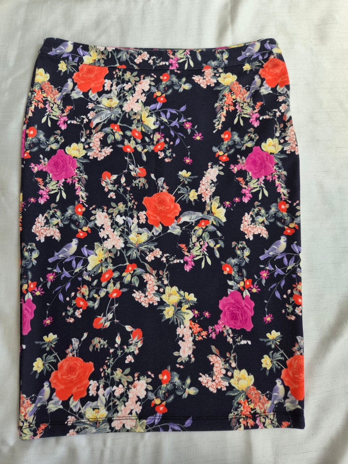 Zara Trafaluc Bloemen Rok - Met Rits (M), Kleding | Dames, Rokken, Zara, Ophalen of Verzenden, Zo goed als nieuw, Maat 38/40 (M)