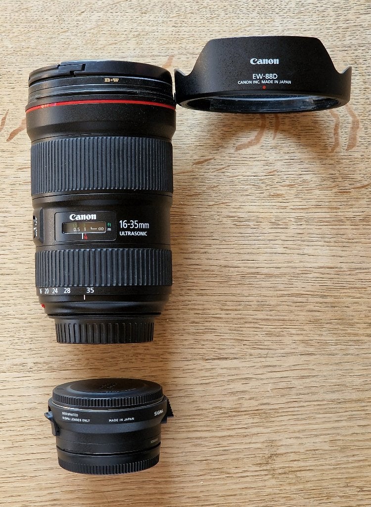 Canon 16-35 2.8 L iii USM en/of Canon Macro 100 2.8 L IS USM, TV, Hi-fi & Vidéo, Photo | Lentilles & Objectifs, Comme neuf, Canon