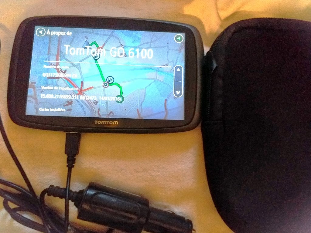 GPS TomTom  GO 6100  (pouces) 6" +câble +Housse de transport, Enlèvement ou Envoi