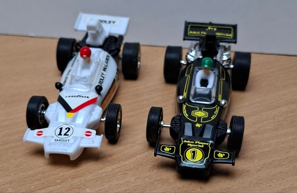 Yardley racebaan auto's. Goodyear. John Players special., Hobby en Vrije tijd, Ophalen of Verzenden, Auto