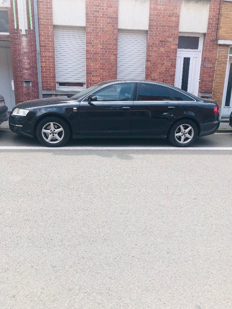 Audi A6, Auto's, Audi, 4 deurs, Zwart, Zwart, Leder