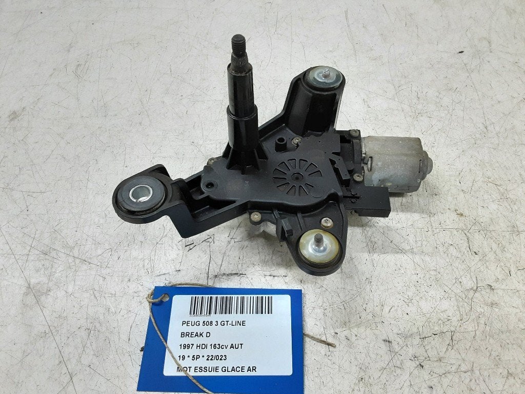 MOTEUR ESSUIE-GLACE ARRIÈRE 508 SW (F4 / FC / FJ / FR), Mevr. I. Hauben, Utilisé, Rue de l'Espoir 34 34
4030  GRIVEGNÉE, BE, Info@Collignon.be