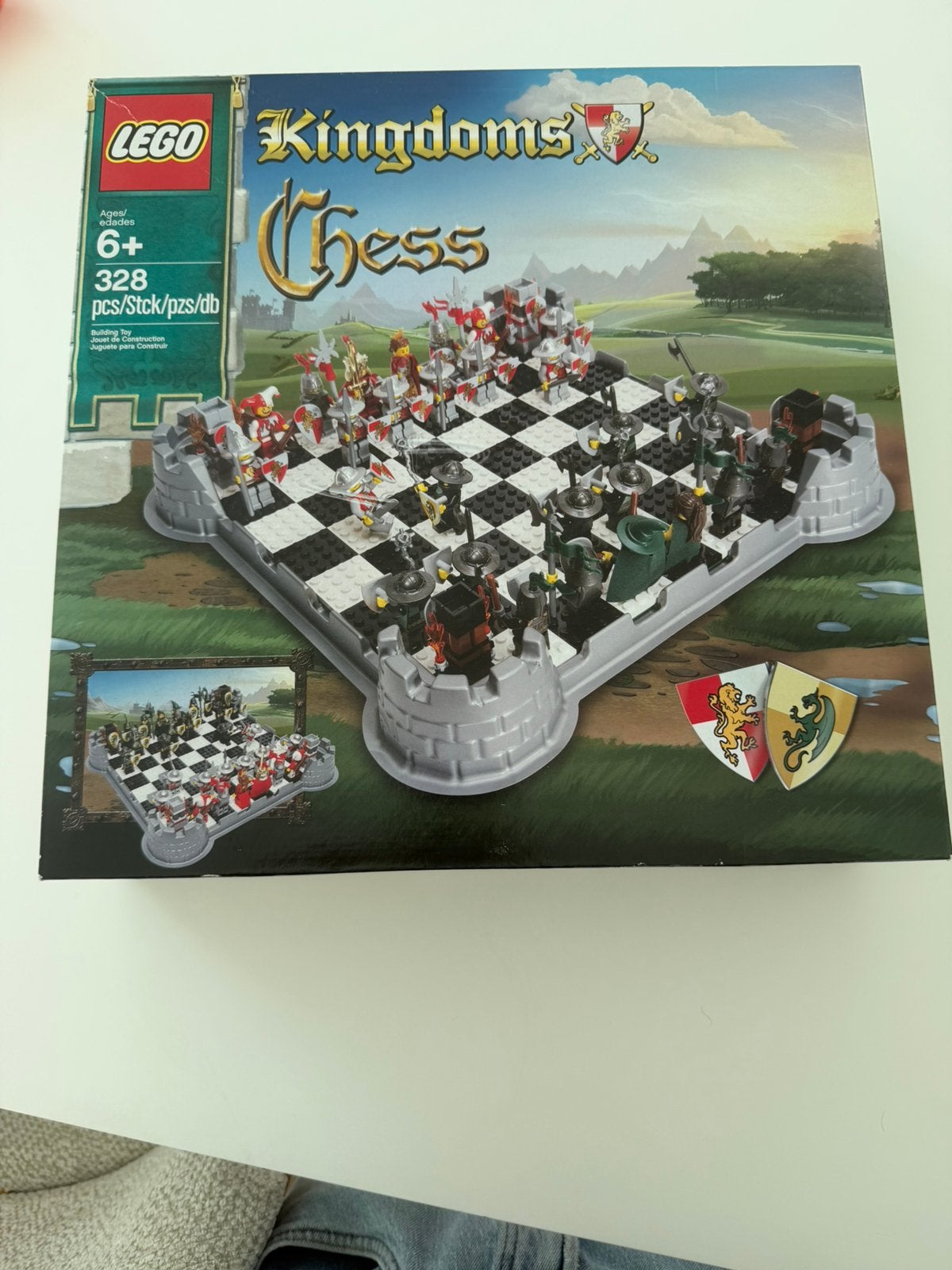 LEGO Kingdoms Schaakspel 853373 Compleet in Doos, Lego, Nieuw, Ophalen of Verzenden, Compleet
