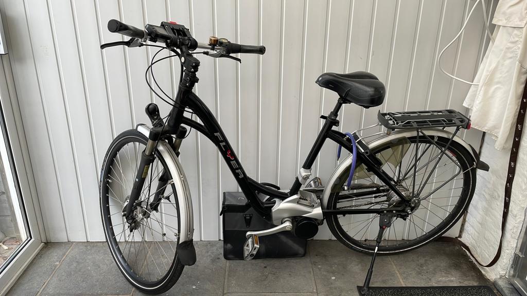Flyer dames e bike, Fietsen en Brommers, Gebruikt, 50 tot 53 cm, Schijfrem, Ophalen