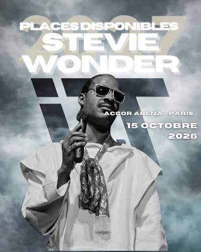 Places de concert Stevie Wonder - Accor Arena - 15/10/2026
