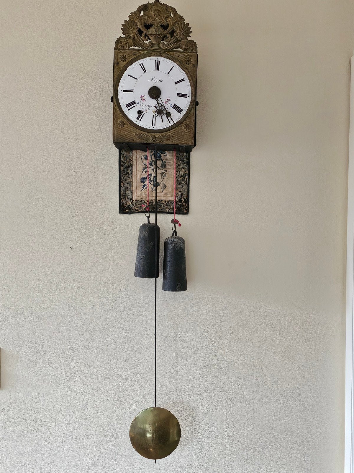 antieke klok, Ophalen