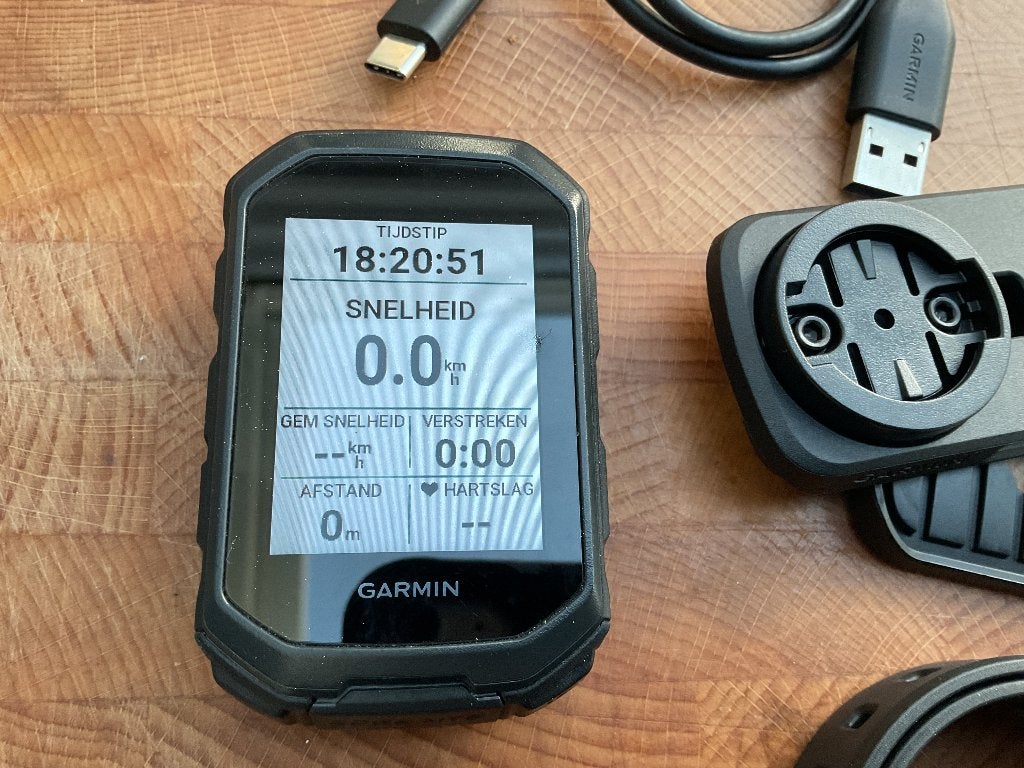 Garmin edge mtb, Ophalen