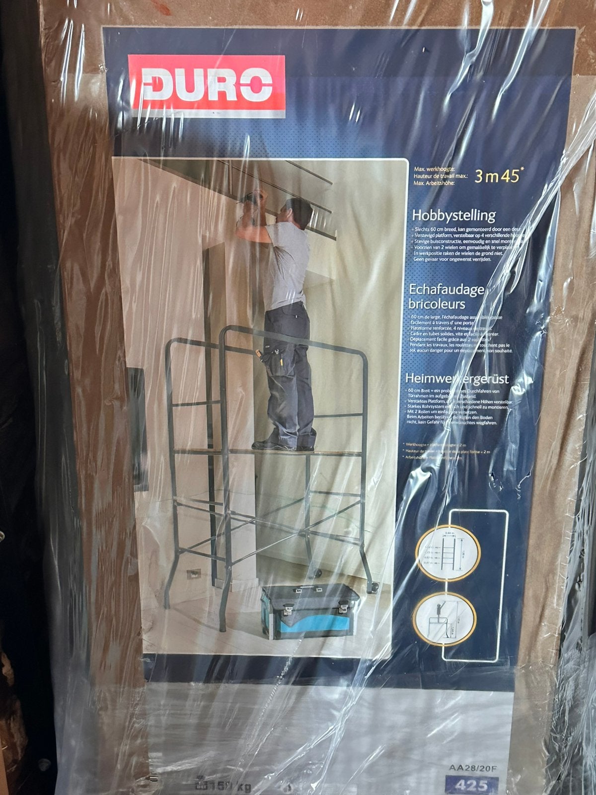 Vouwsteiger (stelling)nieuw in verpakking , nooit gebruikt, Doe-het-zelf en Bouw, Ophalen