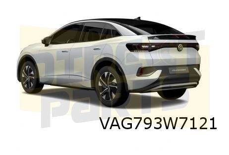 Volkswagen ID.5 (6/22-) achterbumperhoek Links (te spuiten), Neuf, Arrière, Volkswagen, -