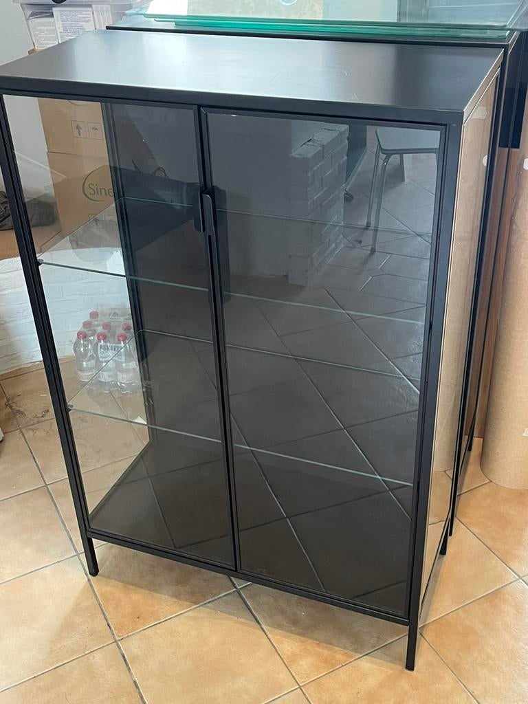 Vitrinekast Ikea, Ophalen, 100 tot 150 cm, 50 tot 100 cm, Glas